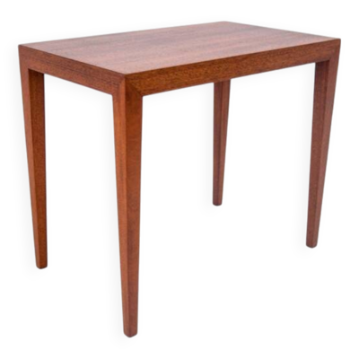 Table basse en teck, Haslev Møbelfabrik, Danemark, années 1960