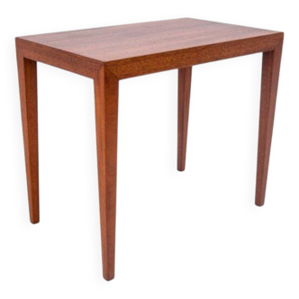 Table basse en teck, Haslev Møbelfabrik, Danemark, années 1960