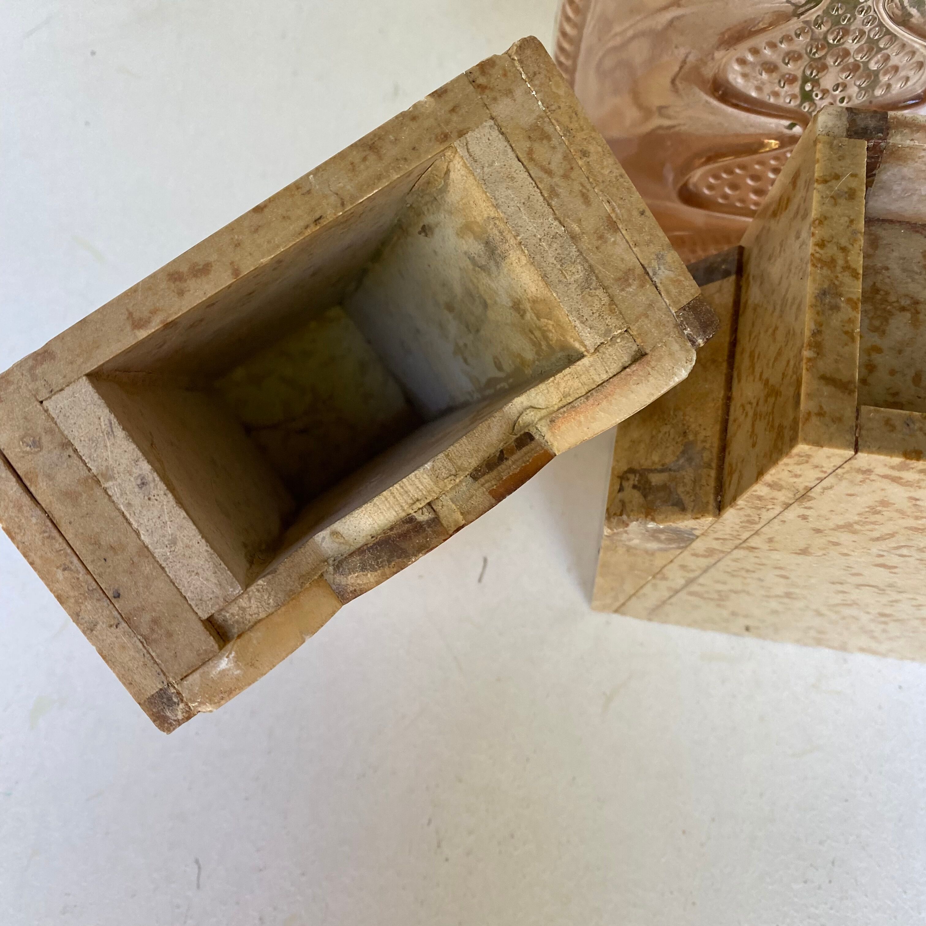 Marble cassolettes art deco