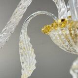 Murano glass chandelier with three lights, 20th century