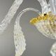 Murano glass chandelier with three lights, 20th century