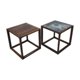 Danish coffee tables design Aksel Kjersgaard 60s vintage rosewood