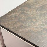 Heinz Lilienthal Slate Blackstone Rectangle Coffee Table, Model Bogota 70s