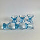 Art deco glasses, set of 6, 1940s