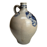 Old oil bottle in Alsatian stoneware