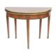 Table demi-lune en acajou