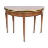 Table demi-lune en acajou