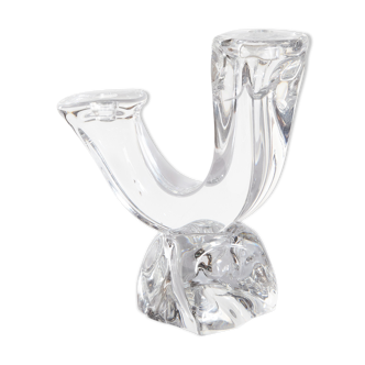 French crystal candlestick