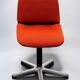 Vintage armchair model 231/5 in orange fabric by Wilkhahn