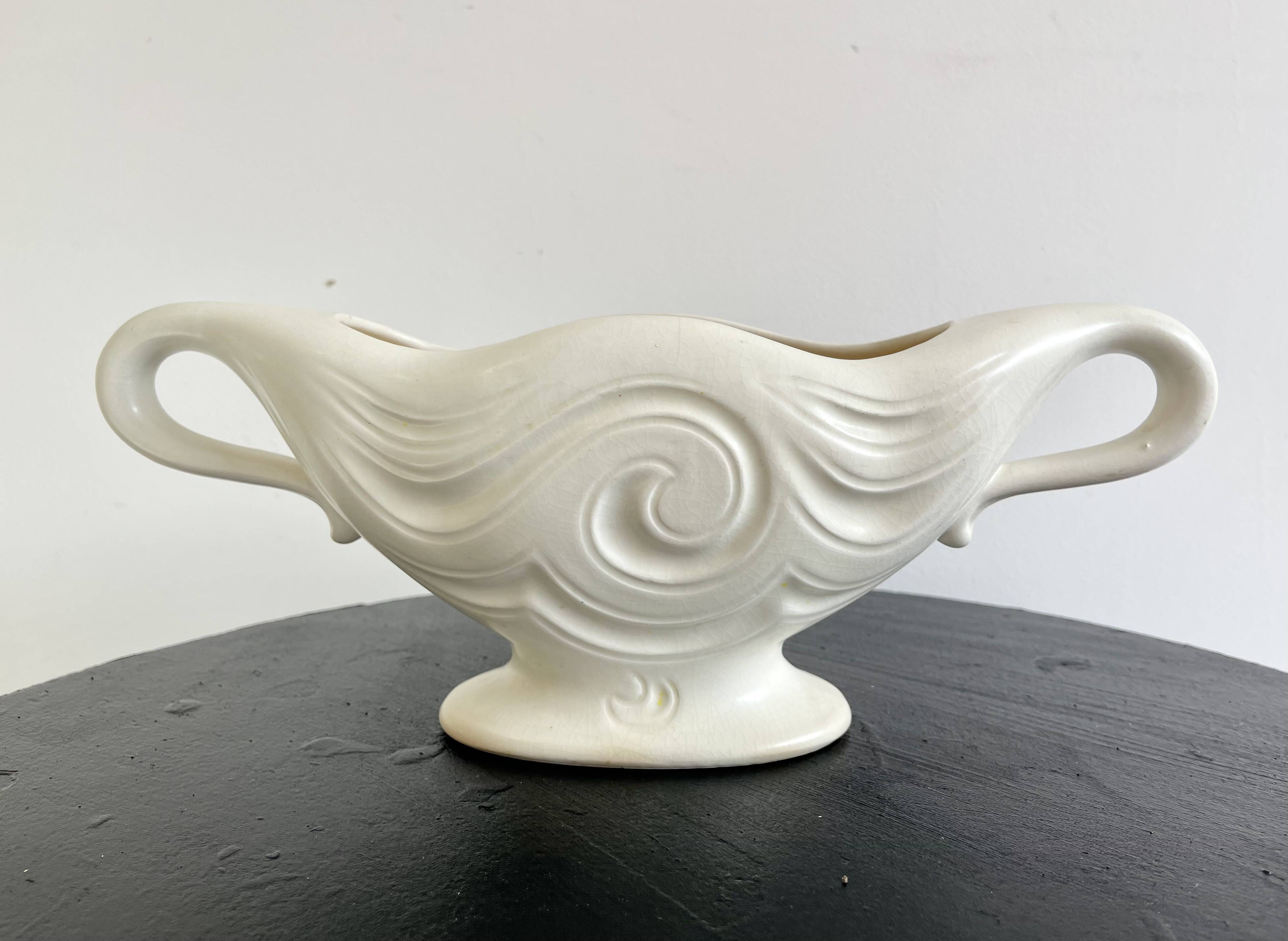 Ensemble de 2 vases manteau blancs du milieu du siècle