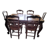 Table with 6 chairs