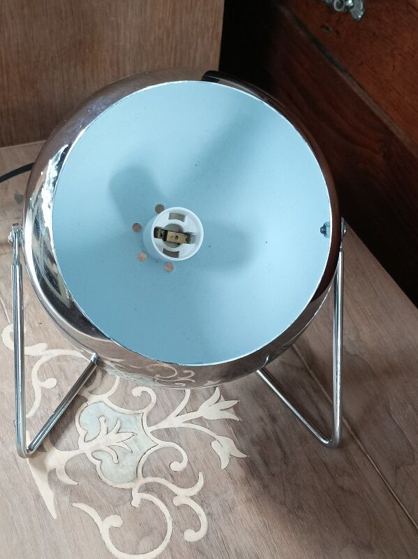Lamp ball desk bedside Metal stainless steel chromed dp 0923046