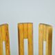 LAUKAAN PUU / brutalist pine dining table chairs “Rantasipi” / Finland 70s