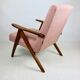 Vintage armchair B-310 VAR pink structural boucle 1970s - 2 pieces available
