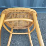 6 vintage cannees chairs old