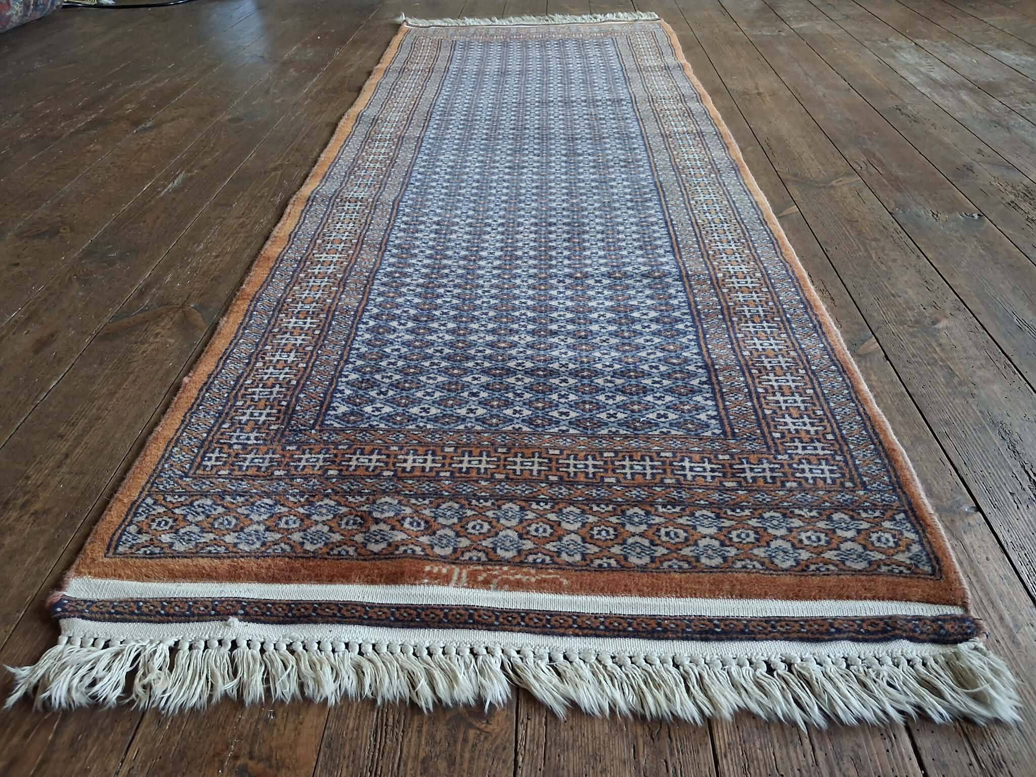 Handmade Pakistani Lahore hallway rug 180x64cm
