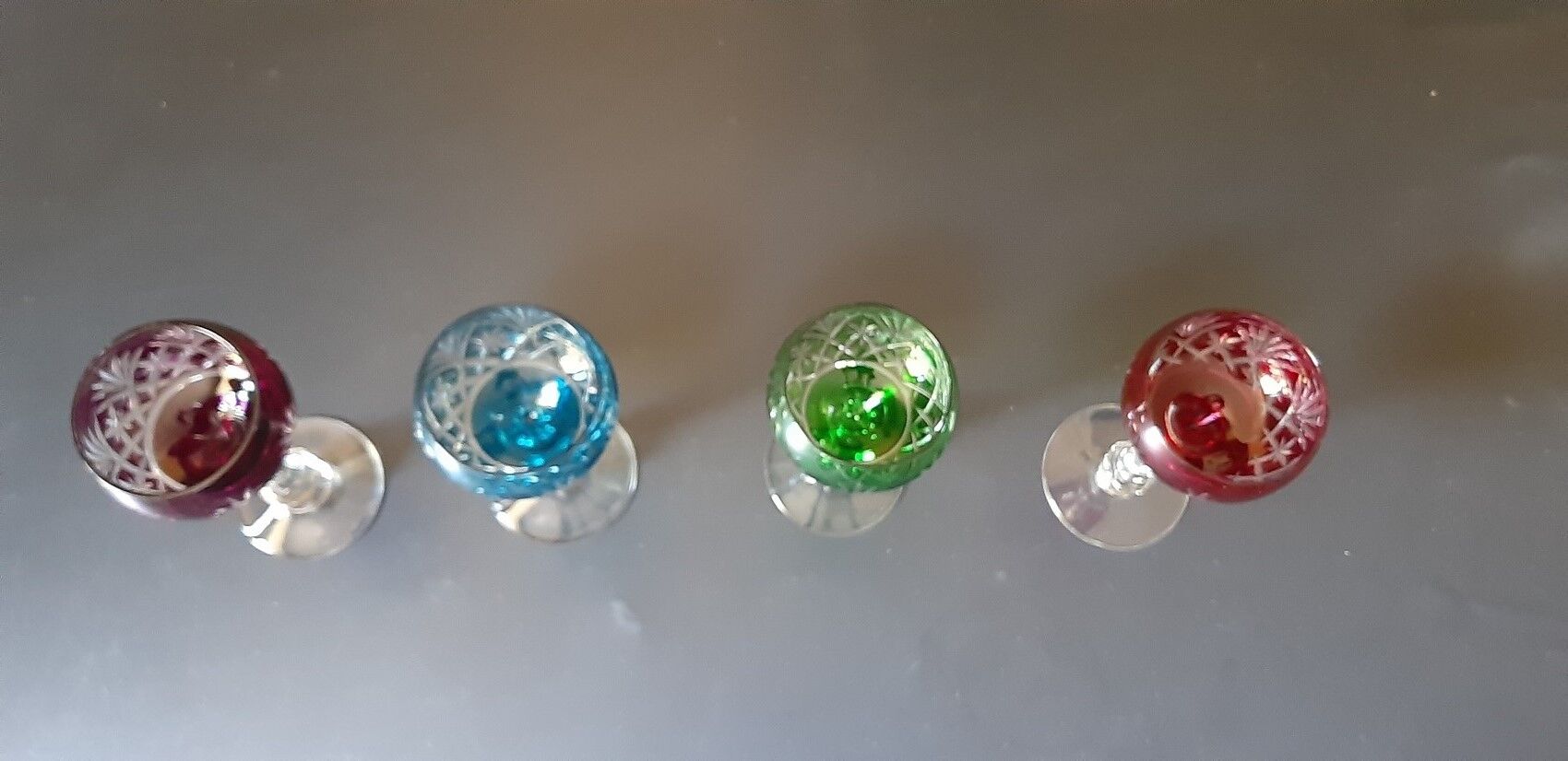 4 crystal glasses Saint Louis