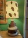 Large vintage ceramic lamp stand70'S