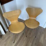 Set of 2 Serie 7 chairs (3107) by Arne Jacobsen / Fritz Hansen