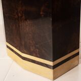 Table à manger Mod. 2007D par Willy Rizzo & Nucci Valsecchi pour Aldo Tura, 1970