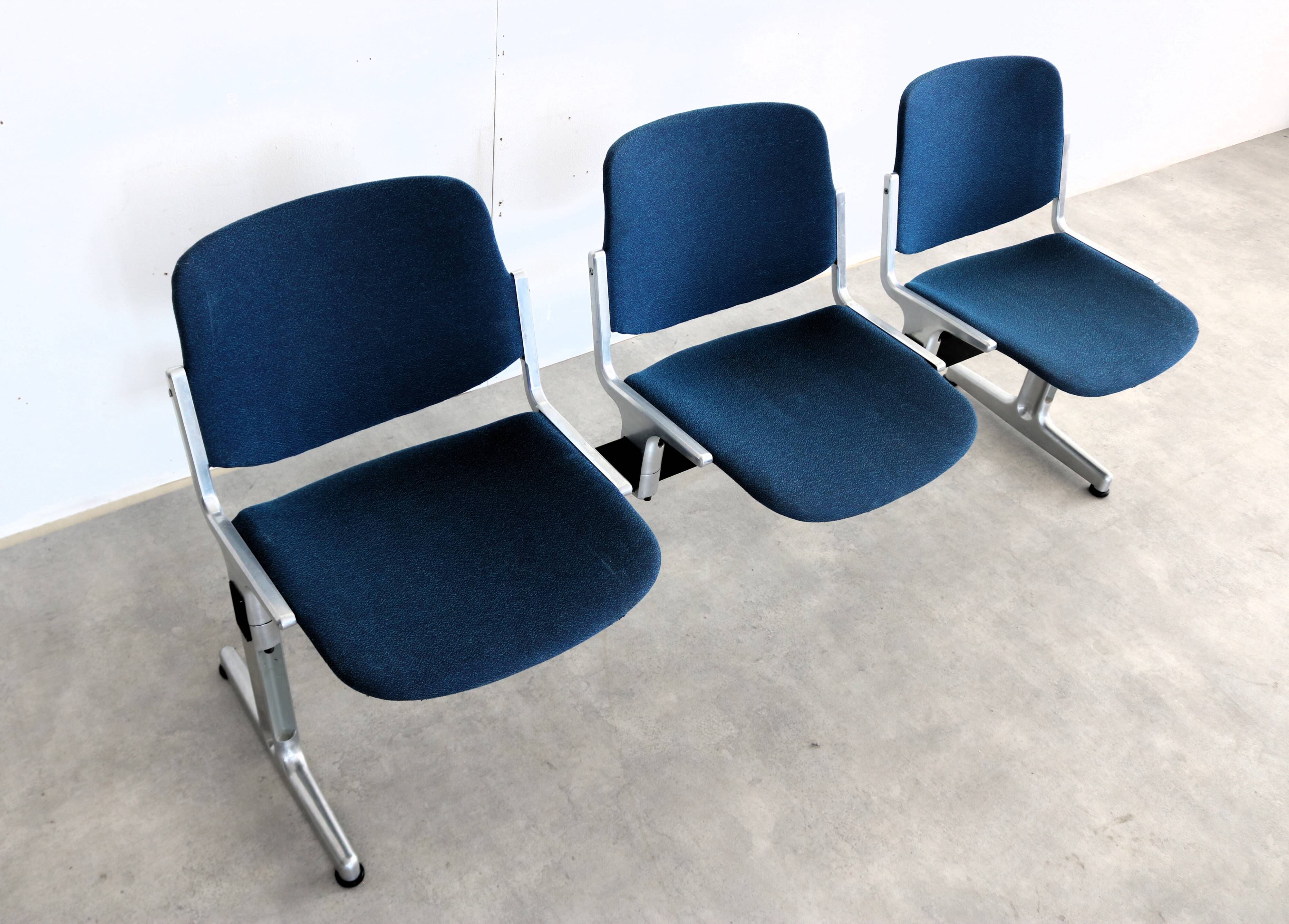 Vintage bench | waiting room bench | 1970s | Castelli