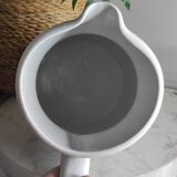 Flowered porcelain pitcher