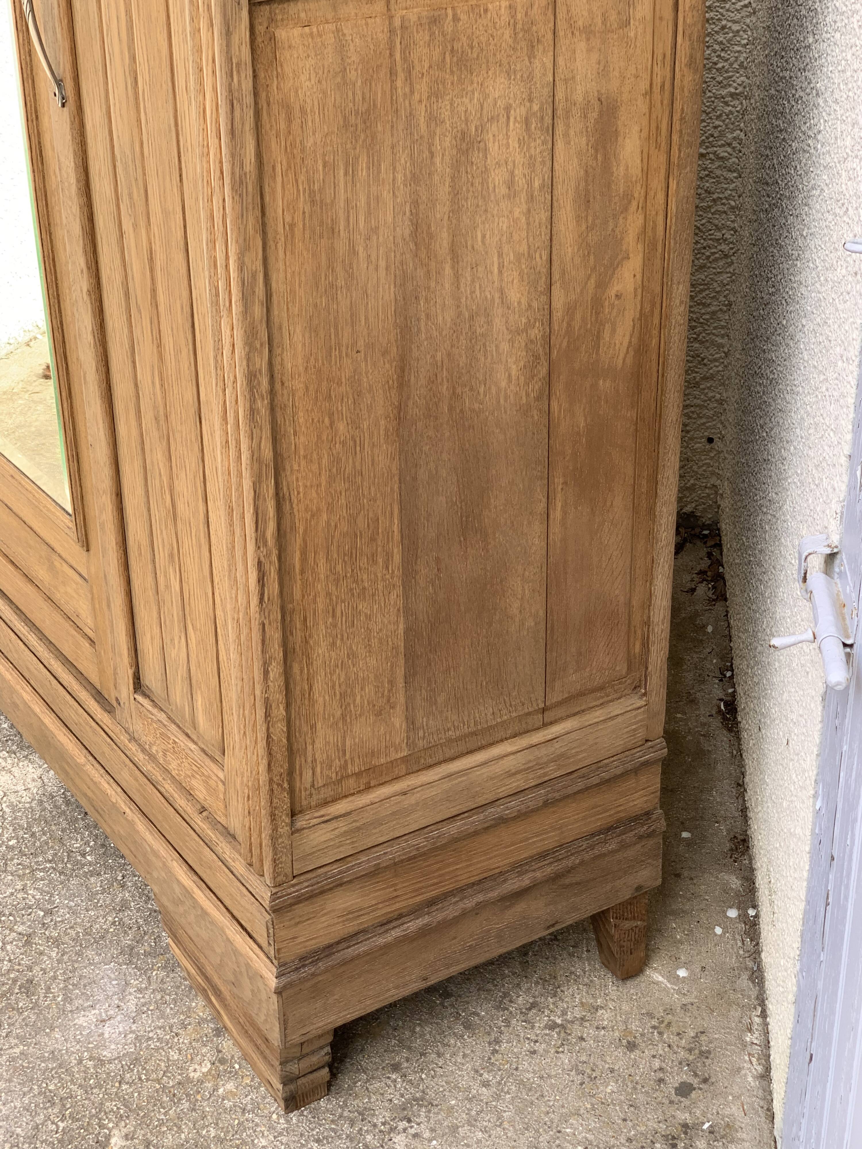 Parisian wardrobe raw wood 1920