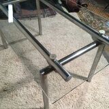 Chrome and glass table 1960