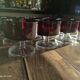 Lot de 12 coupes à champagne Luminarc modèle Suède rouge