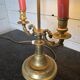 Lampe bouillotte style empire en bronze milieu XXème