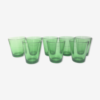 8 verres Vereco vintage