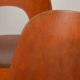Set of 4 vintage chairs by Oswald Haerdtl for Ton, 1960.