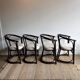 4 Chaise Bambou rotin  modele ‘barrel’ 70’s