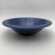Brutalist Cup in Deep Blue Glazed Ceramic, Signed Studio Piece