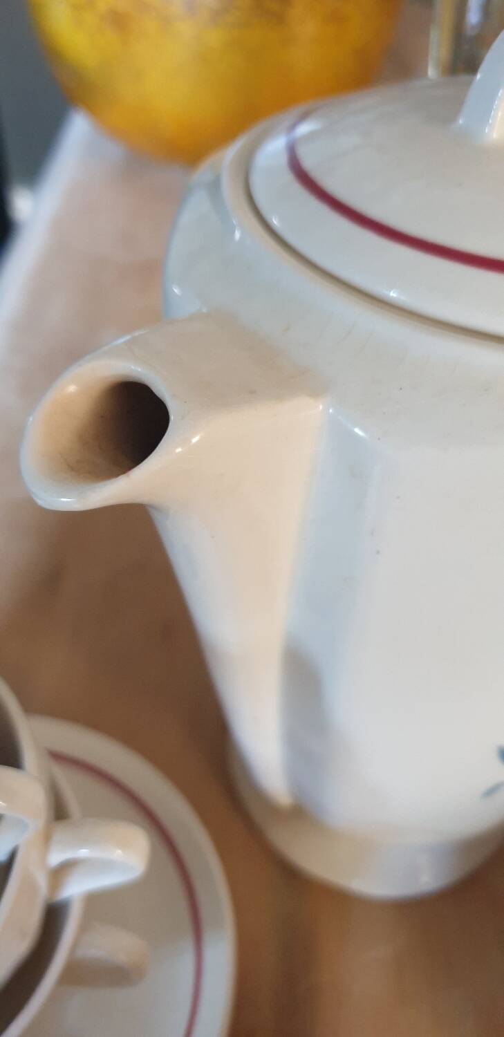 Badonviller half porcelain coffee or tea service