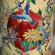 Lampe céramique Gien XIXème siècle