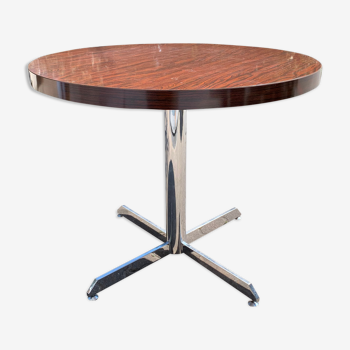 Table Roche Bobois around 1970 laminated rosewood