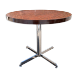 Table Roche Bobois around 1970 laminated rosewood