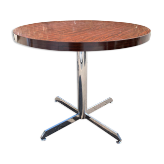 Table Roche Bobois vers 1970 stratifié palissandre