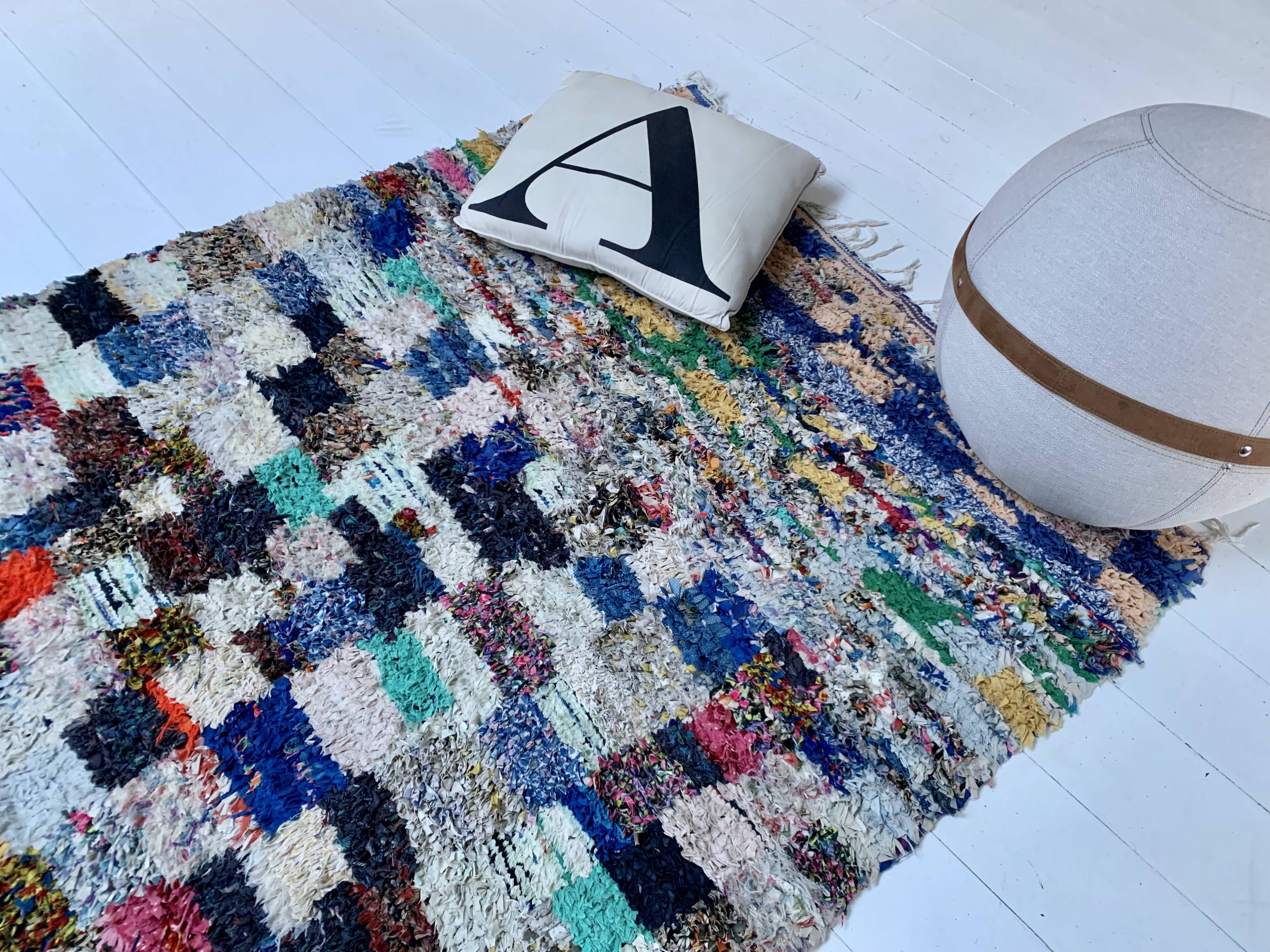 Tapis Boucharouite vintage