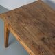Antique light gold oak 19th century french rustic farmhouse dining table