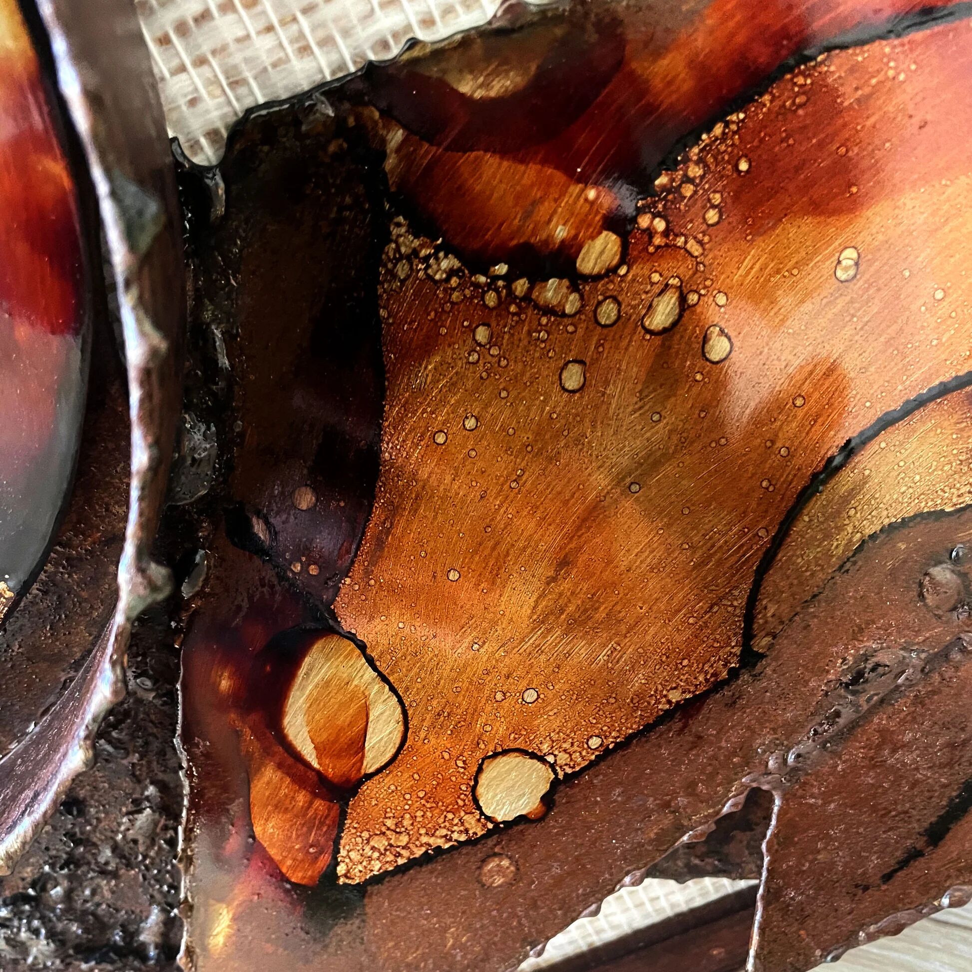 Sculpture murale en métal brutaliste de Henrik Horst des années 1970