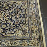 Tapis persan naïn laine & soie circa 1980