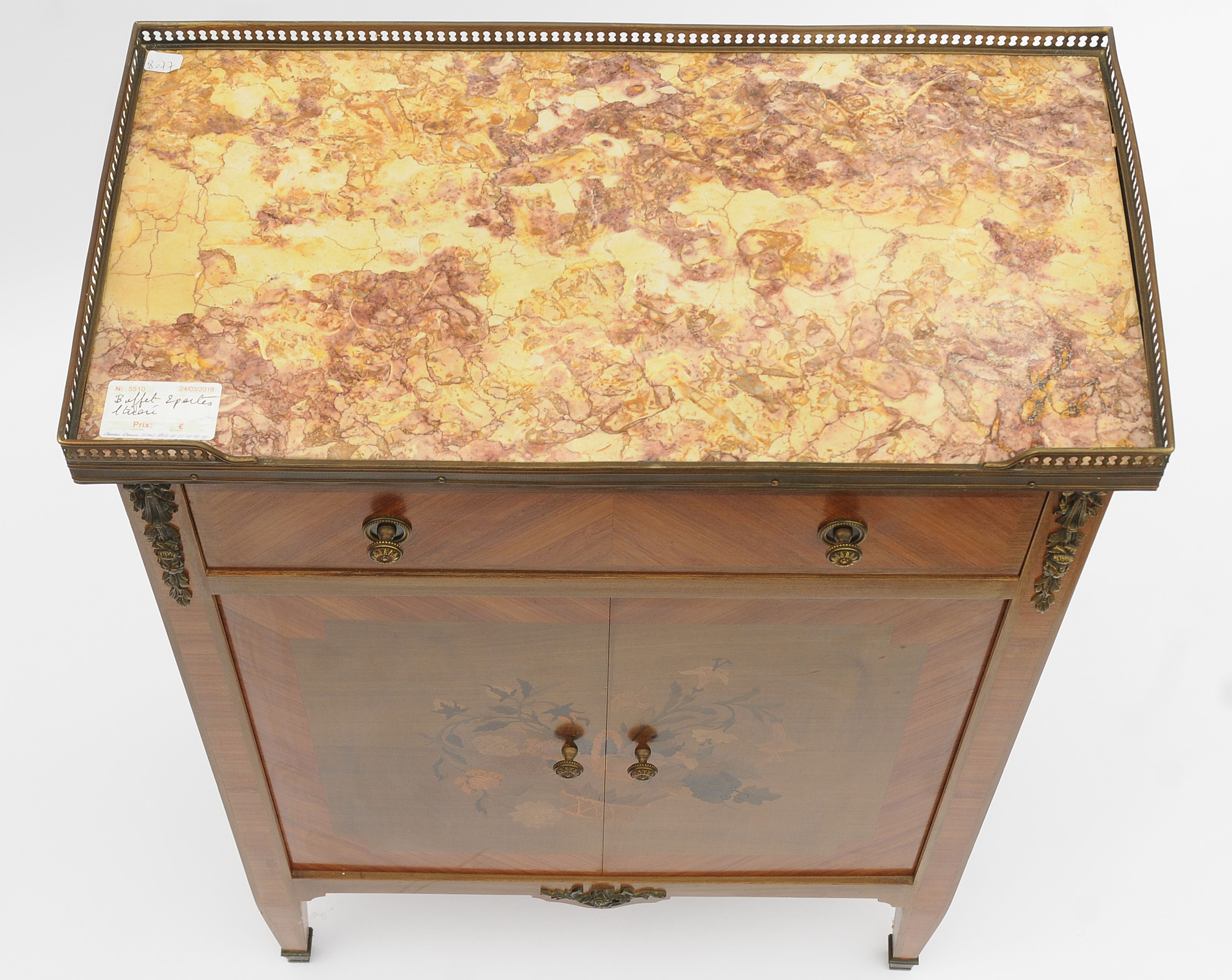 Buffet in marquetry