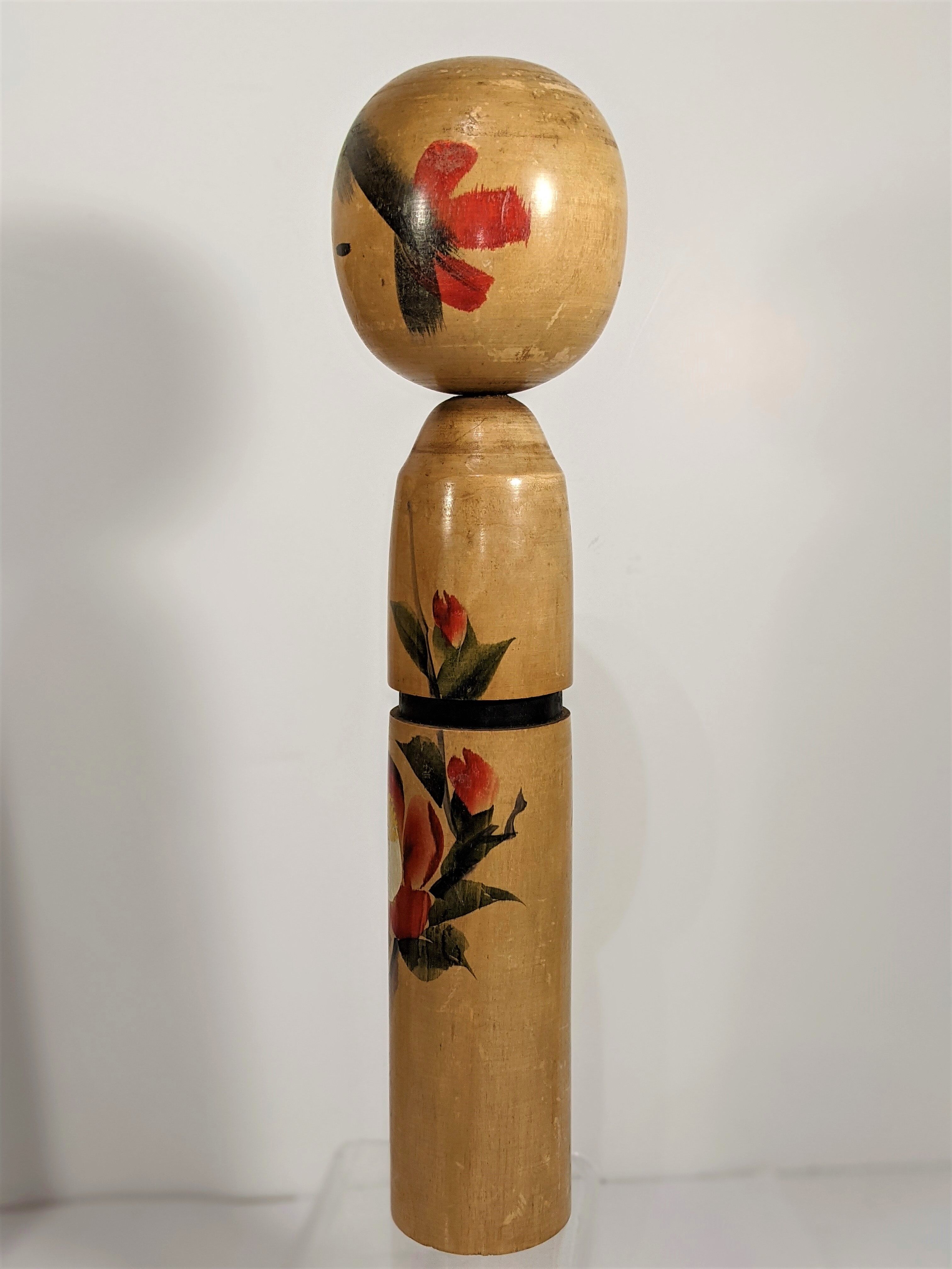 Kokeshi doll by Mrs. Sato Kozon vintage Japan 1960-70