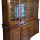 Bibliothèque vitrée en bois