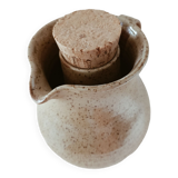 Stoneware ice pitcher