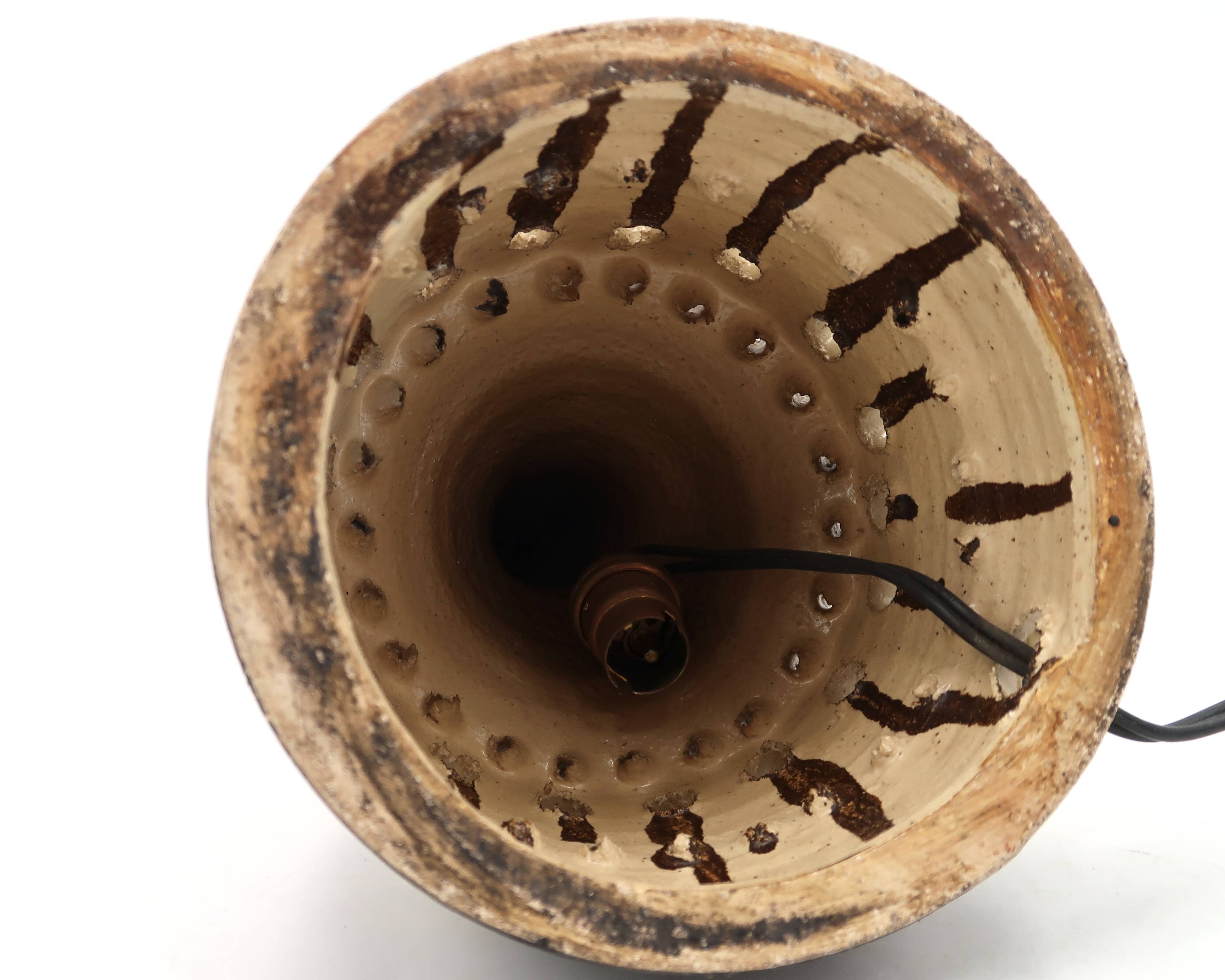 Ceramic lamp by Georges Pelletier, 1950s