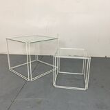 Tables d'Appoint Gigognes Minimalistes Modernes de Max Sauze Studio, 1970s, Set de 2