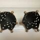 Pair of crown candlesticks